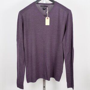 John Varvatos star LUXE USA sz M purple V neck